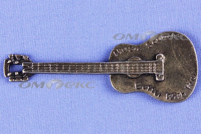Декоративный элемент для творчества из металла "Гитара"  - купить в Димитровграде. Цена: 19.99 руб.