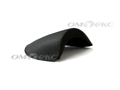 Плечевые накладки OВТ-10, обшитые, цвет чёрный - купить в Димитровграде. Цена: 17.64 руб.