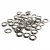 Люверсы, металлические/14мм/никель (упак.1000 шт) - купить в Димитровграде. Цена: 1 058.40 руб.