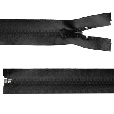 Молния водонепроницаемая PVC Т-7, 90 см, разъемная, цвет чёрный - купить в Димитровграде. Цена: 61.18 руб.