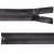 Молния водонепроницаемая PVC Т-7, 60 см, разъемная, цвет (301) т.серый - купить в Димитровграде. Цена: 49.39 руб.