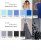 Креп стрейч Амузен 14-4121, 85 гр/м2, шир.150см, цвет голубой - купить в Димитровграде. Цена 196.05 руб.