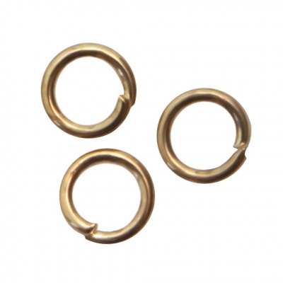 Кольцо  соединительное для бижутерии 4 мм, цв.-золото - купить в Димитровграде. Цена: 0.41 руб.