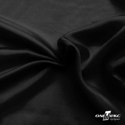 Ткань подкладочная Таффета 190Т, Middle, BLACK, 53 г/м2, шир.150 см   - купить в Димитровграде. Цена 35.50 руб.