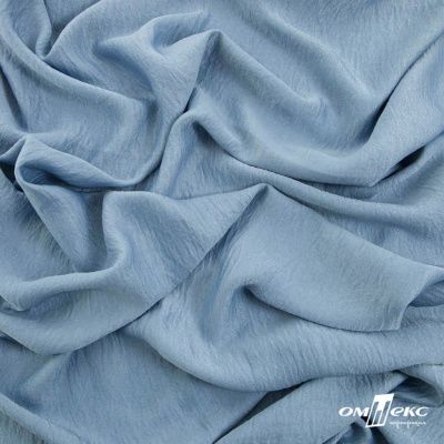 Ткань плательная Муар, 100% полиэстер,165 (+/-5) гр/м2, шир. 150 см, цв. Серо-голубой - купить в Димитровграде. Цена 215.65 руб.
