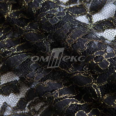 Кружевное полотно XD LACE 1-4, 80 гр/м2, шир.150см, цвет чёрный - купить в Димитровграде. Цена 245.94 руб.
