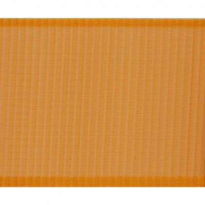Лента капроновая "Гофре", шир. 110 мм/уп. 50 м, цвет оранжевый - купить в Димитровграде. Цена: 26.93 руб.