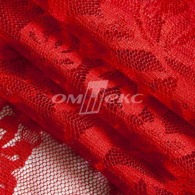 Кружевное полотно стрейч 15A29/RED, 105 гр/м2, шир.155см - купить в Димитровграде. Цена 2 101.46 руб.