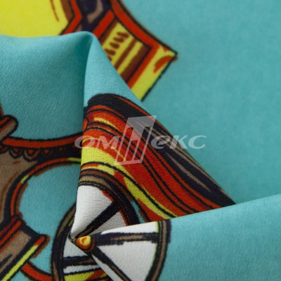 Плательная ткань "Фламенко" 16.2, 80 гр/м2, шир.150 см, принт этнический - купить в Димитровграде. Цена 241.49 руб.