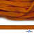 Шнур плетеный (плоский) d-12 мм, (уп.90+/-1м), 100% полиэстер, цв.267 - оранжевый - купить в Димитровграде. Цена: 8.62 руб.