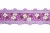Тесьма декоративная 0385-6169, шир. 25 мм/уп. 22,8+/-1 м, цвет 01-фиолетовый - купить в Димитровграде. Цена: 391.39 руб.