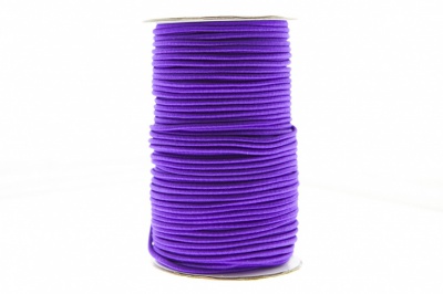 0370-1301-Шнур эластичный 3 мм, (уп.100+/-1м), цв.175- фиолет - купить в Димитровграде. Цена: 459.62 руб.
