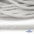 Шнур плетеный d-6 мм круглый, 70% хлопок 30% полиэстер, уп.90+/-1 м, цв.1076-белый - купить в Димитровграде. Цена: 588 руб.