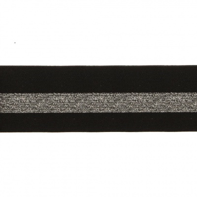 #2/6-Лента эластичная вязаная с рисунком шир.52 мм (45,7+/-0,5 м/бобина) - купить в Димитровграде. Цена: 69.33 руб.