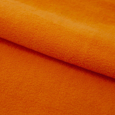 Флис DTY 16-1358, 250 г/м2, шир. 150 см, цвет оранжевый - купить в Димитровграде. Цена 640.46 руб.