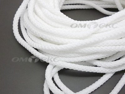 Шнур 1с35 4 мм крупное плетение 200 м белый - купить в Димитровграде. Цена: 1.10 руб.