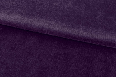 Бархат стрейч, 240 гр/м2, шир.160см, (2,4 м/кг), цвет 27/фиолет - купить в Димитровграде. Цена 886.02 руб.