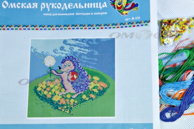 ОМБН-2 Набор для вышивания (бисер+мулине) - купить в Димитровграде. Цена: 197.50 руб.