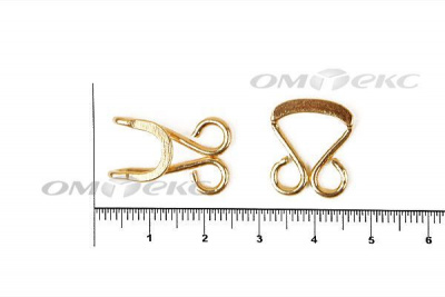 Крючки пришивные 20 мм цв.золото №3  - купить в Димитровграде. Цена: 33.62 руб.