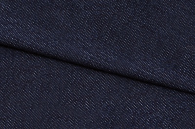 Ткань джинсовая №96, 160 гр/м2, шир.148см, цвет т.синий - купить в Димитровграде. Цена 350.42 руб.