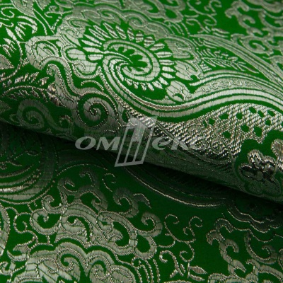 Ткань костюмная жаккард №4, 140 гр/м2, шир.150см, цвет зелёный - купить в Димитровграде. Цена 383.29 руб.