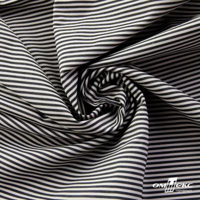 Ткань сорочечная Полоска Кенди, 115 г/м2, 58% пэ,42% хл, шир.150 см, цв.6-черный, (арт.110) - купить в Димитровграде. Цена 306.69 руб.