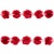 Тесьма плетеная "Рюш", упак. 9,14 м, цвет красный - купить в Димитровграде. Цена: 46.82 руб.