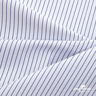 Ткань сорочечная Ронда, 115 г/м2, 58% пэ,42% хл, шир.150 см, цв.4-синяя, (арт.114) - купить в Димитровграде. Цена 306.69 руб.