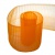 Лента капроновая "Гофре", шир. 110 мм/уп. 50 м, цвет оранжевый - купить в Димитровграде. Цена: 26.93 руб.