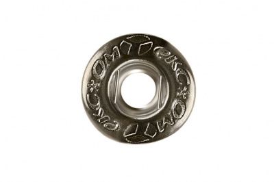 Кнопка металлическая "Альфа" с пружиной, 15 мм (уп. 720+/-20 шт), цвет никель - купить в Димитровграде. Цена: 1 466.73 руб.
