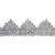 Тесьма металлизированная 0384-0240, шир. 40 мм/уп. 25+/-1 м, цвет серебро - купить в Димитровграде. Цена: 490.74 руб.