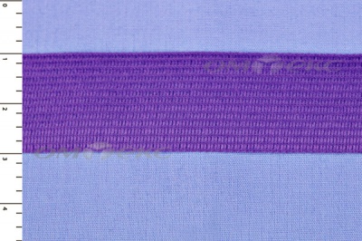 Окантовочная тесьма №0225, шир. 22 мм (в упак. 100 м), цвет фиолет - купить в Димитровграде. Цена: 271.60 руб.