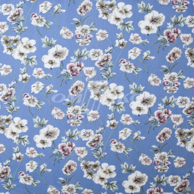 Плательная ткань "Фламенко" 12.1, 80 гр/м2, шир.150 см, принт растительный - купить в Димитровграде. Цена 243.96 руб.