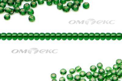 Бисер (SL) 11/0 ( упак.100 гр) цв.27В - зелёный - купить в Димитровграде. Цена: 53.34 руб.