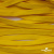 Шнур плетеный (плоский) d-12 мм, (уп.90+/-1м), 100% полиэстер, цв.269 - жёлтый - купить в Димитровграде. Цена: 8.62 руб.