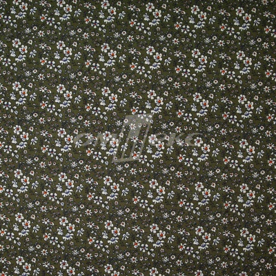 Плательная ткань "Фламенко" 11.2, 80 гр/м2, шир.150 см, принт растительный - купить в Димитровграде. Цена 259.21 руб.