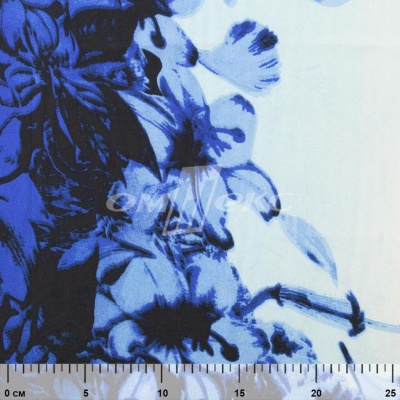 Плательная ткань "Фламенко" 19.1, 80 гр/м2, шир.150 см, принт растительный - купить в Димитровграде. Цена 243.96 руб.