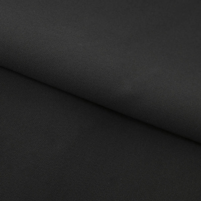 Костюмная ткань "Элис", 200 гр/м2, шир.150см, цвет чёрный - купить в Димитровграде. Цена 306.20 руб.