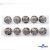 119-02 Кнопки пришивные декоративные металл 25 мм, цв.-никель - купить в Димитровграде. Цена: 30.23 руб.