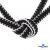 Шнурки #108-4, плоские 130 см, цв.-чёрно/белый - купить в Димитровграде. Цена: 47.52 руб.