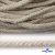 Шнур плетеный d-6 мм круглый, 70% хлопок 30% полиэстер, уп.90+/-1 м, цв.1077-лён - купить в Димитровграде. Цена: 588 руб.