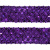 Тесьма с пайетками 12, шир. 35 мм/уп. 25+/-1 м, цвет фиолет - купить в Димитровграде. Цена: 1 308.30 руб.