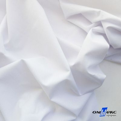 Ткань сорочечная Илер 100%полиэстр, 120 г/м2 ш.150 см, цв.белый - купить в Димитровграде. Цена 290.24 руб.