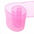 Лента капроновая, шир. 80 мм/уп. 25 м, цвет розовый - купить в Димитровграде. Цена: 19.77 руб.