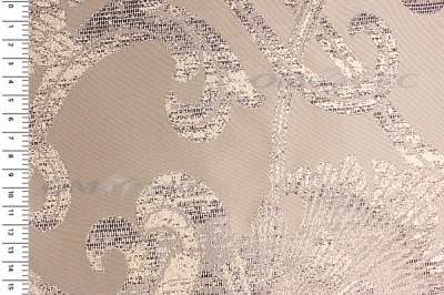 Портьерная ткань J90155, col.0205-бежевый (310 см) - купить в Димитровграде. Цена 778.99 руб.
