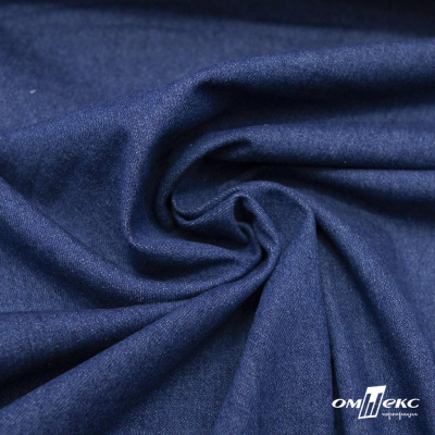 Ткань костюмная "Джинс", 315 г/м2, 100% хлопок, шир. 150 см,   Цв. 7/ Dark blue - купить в Димитровграде. Цена 588 руб.