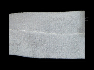 WS7225-прокладочная лента усиленная швом для подгиба 30мм-белая (50м) - купить в Димитровграде. Цена: 16.71 руб.