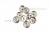 Кнопки пришивные 30 мм никель - купить в Димитровграде. Цена: 18.68 руб.