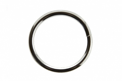 Кольцо металлическое d-32 мм, цв.-никель - купить в Димитровграде. Цена: 3.57 руб.