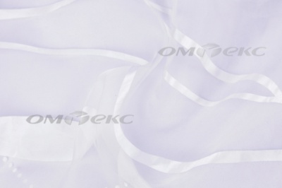 Органза деворэ 686 "Кристина" С1 (белый), 280 см - купить в Димитровграде. Цена 571.15 руб.